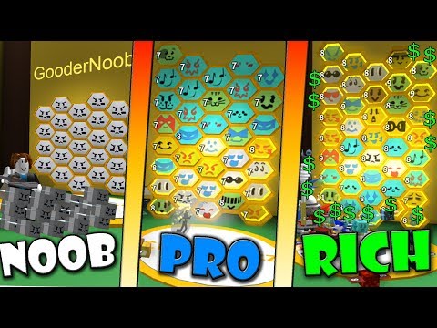 Noob Vs Pro Vs Rich Roblox Bee Swarm Simulator Youtube - 