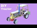 How to Make Amazing DIY Electric Tractor (Cleaning Car) Remote control
