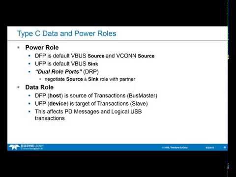 USB Type-C and Power Delivery Technology & Testing Webinar