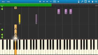 Skrillex - Scary Monsters and Nice Sprites - Piano Tutorial - Synthesia - How To Play