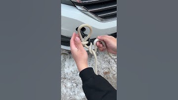 Tow rope tying method #driving #car #tips #drivinglessons