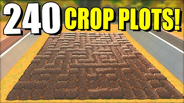 I Finished the 240 Crop Plot (Mega?) Farm by Trading With Bill! (Crashlander Survival Mod 18)