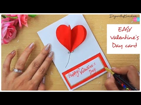 how-to-make-easy-valentine's-day-card-|-handmade-card-|-diy-greeting-cards-for-valentine's-day-card