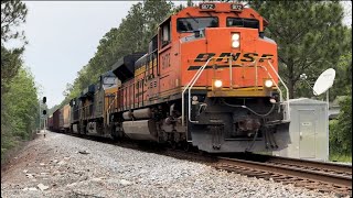 BNSF SD70ACe leads CSX B212 into Rebecca, GA @ 60 MPH | 04/18/24 by SOWEGA Rails 495 views 1 month ago 2 minutes, 4 seconds