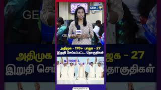 அதிமுக - 170+ பாஜக - 27 இறுதி செய்யப்பட்ட தொகுதிகள் | ADMK | BJP | ELECTION 2026 | MODI | EPS |