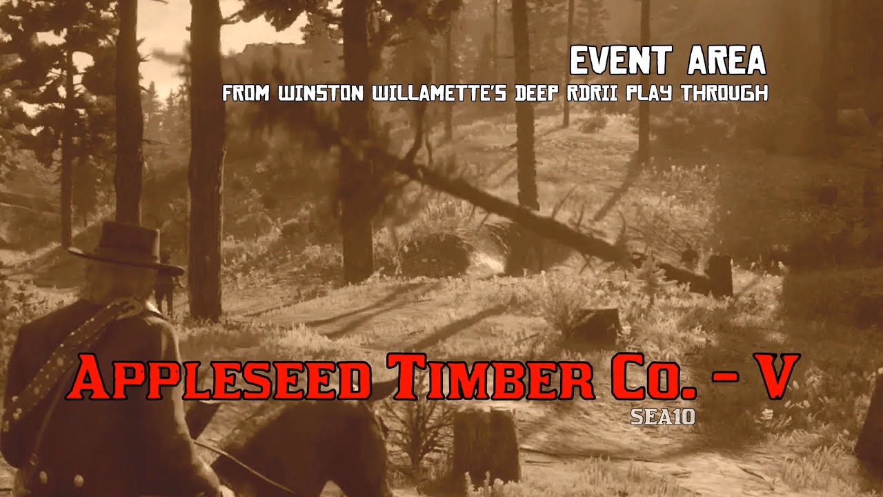 Appleseed Timber Co. V (going great guns) Event Area [RDRII] YouTube