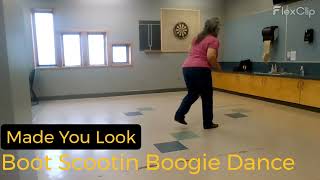 Boot Scootin' Boogie Line Dance Demo #56 - Made You Look ‑ Krysamcin191 Line Dancing