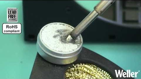 Weller How to use a Soldering Tip Activator - Application Video