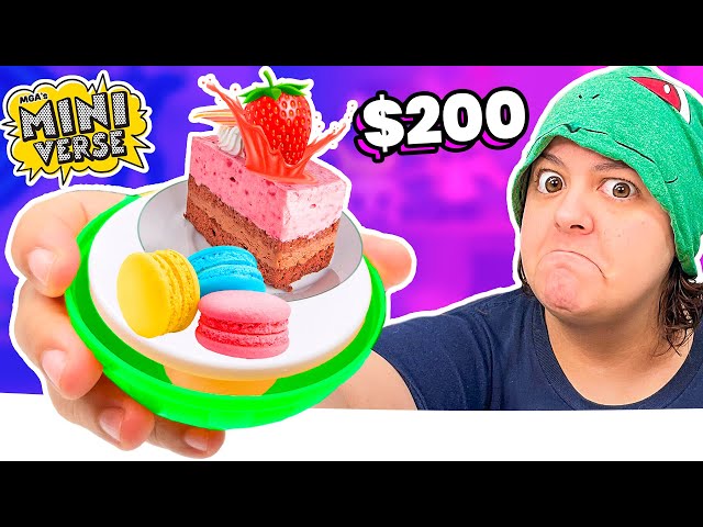 The MOST Viral Miniature Craft Mystery Box Ever! Mini Verse Make it Mini  Food 