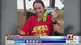 Local woman helps develop technology for people with ALS