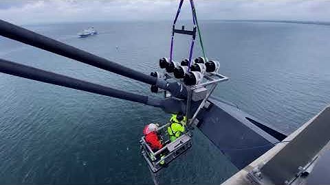 Light Bureau experts talk about the new light system on the Øresund Bridge
