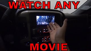 HOW TO WATCH MOVIES ON YOUR GMC SCREEN.