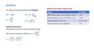 5.1.2 Compressible fluid at high flow velocity (Practice)