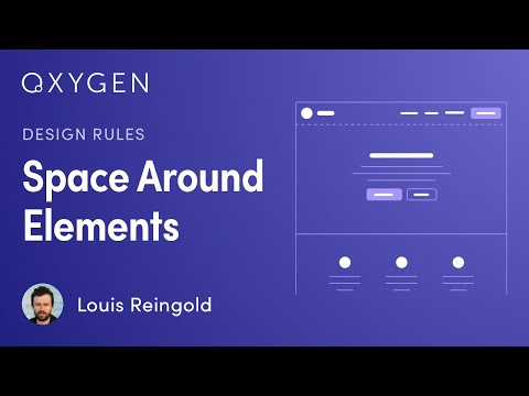 Design Rules: Use More Space Around Grouped Elements Than Space Between Them