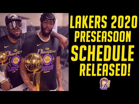Lakers News: Lakers 2020 Preseason Schedule Released! How Lakers are Built for Quick Turnaround!