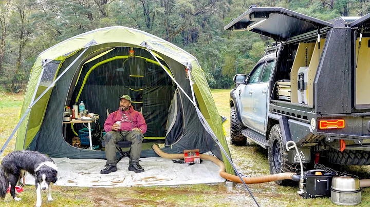 Car Tent Camping In Rain Storm - 2 Nights - Ultimate Air Tent - DayDayNews