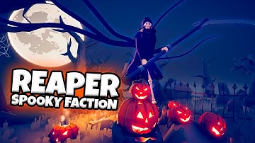 REAPER NEW UNIT FROM SPOOKY FACTION VS EVERY FACTION | TABS HALLOWEEN UPDATE