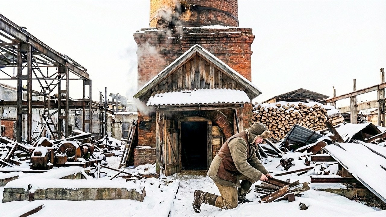 Kicked Out He Built a Home Inside a Chimney — Winter Proved It Was Genius