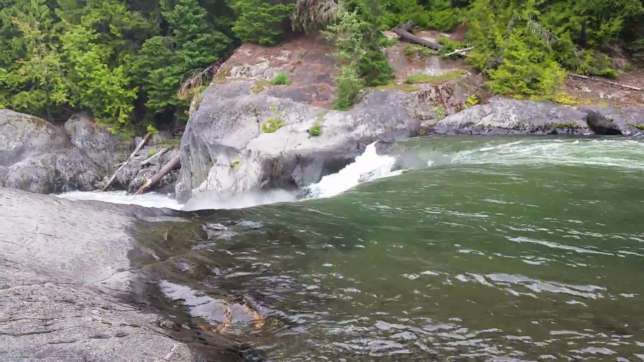 camera iphone 8 plus apk The Cheakamus River Waterfall near the Train Wreck, Whistler, British Columbia, Canada