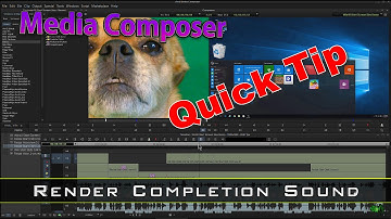 Media Composer Quick Tip - Render Completion Sound