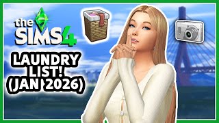 EA Warns Us About The February 3rd Update. (Sims 4 Laundry List Jan 27th, 2026)