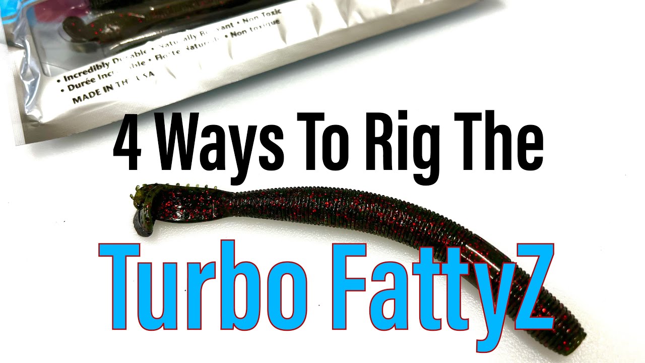 These Are THE BEST Ways To Rig The Z-Man TURBO FATTYZ Worm!! (This Thing Is  Crazy Versatile!!) 