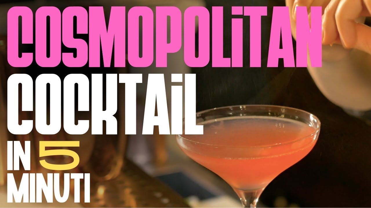 Cosmopolitan: Il PIÚ famoso CAPE CODDER - Ricetta e Preparazione | Italian Bartender