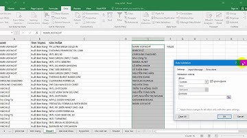 BÀI 21: TỰ HỌC EXCEL - CẢNH BÁO KHÔNG ĐƯỢC NHẬP TRÙNG DỮ LIỆU