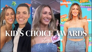 NICKELODEON KID’S CHOICE AWARDS VLOG | GRWM | ORANGE CARPET | BTS | VIP AFTER PARTY
