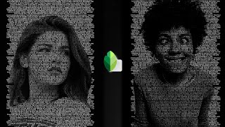 Snapseed text portrait effect | snapseed effect editing tutorial | face Text Photo Editing snapseed