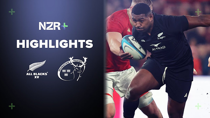 HIGHLIGHTS | All Blacks XV v Munster | 2024 (Limerick)