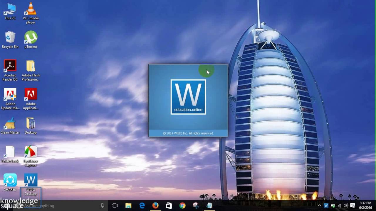 Login & installation of WizIQ Desktop App - YouTube
