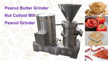 Peanut Butter Grinder Peanut Grinding Machine Nut Colloid Mill for sale Peanut Butter Line Supplier