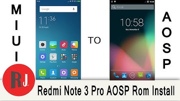 How to install a Custom Rom AOSP & make a Nandroid backup on the Redmi Note 3 Pro
