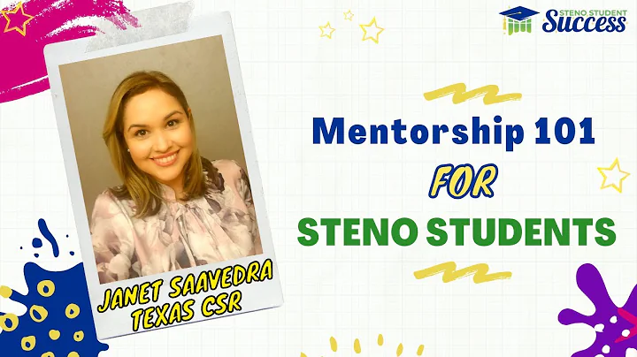 Mentorship for Steno Students with Janet Saavedra,...