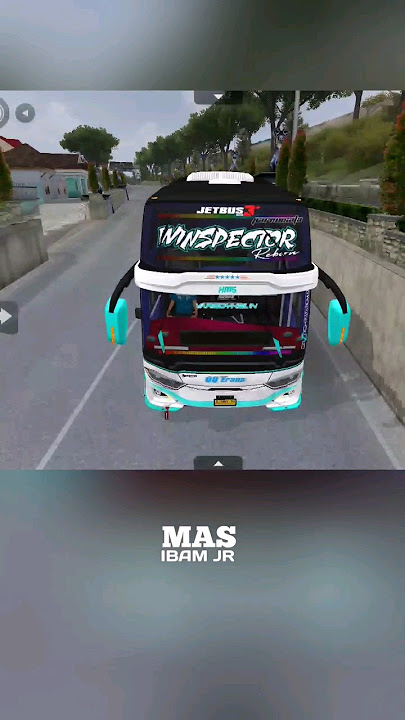 Bus Winspector telolet Akad #masibamjr #bussimulatorindonesia #bussid #gaming #telolet #shortvideo