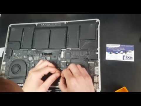 Apple MacBook Pro A1398 sostituzione display - display replacement 