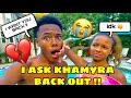I ASKED KHAMYRA BACK OUT!!!😱(YOU'LL NEVER GUESS WHAT SHE SAID)