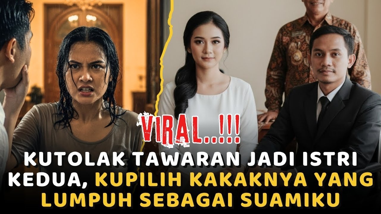 KUTOLAK TAWARAN JADI ISTRI KEDUA, KUPILIH KAKAKNYA YANG LUMPUH SEBAGAI SUAMIKU