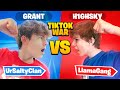 TikTok CLAN UrSalty Vs. Llama Gang Fortnite WAR! ft. *Grant and Faze H1ghSky*