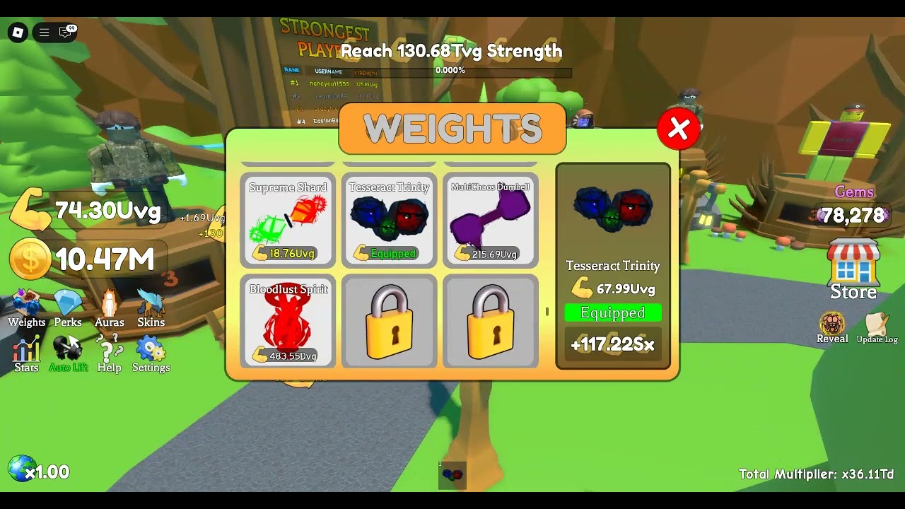 Unlocking rebirth 24 in universe lifting simulator