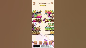 bird sort 2 color puzzle solution niveau 466 #games #gaming #puzzle #puzzlegame #androidgames