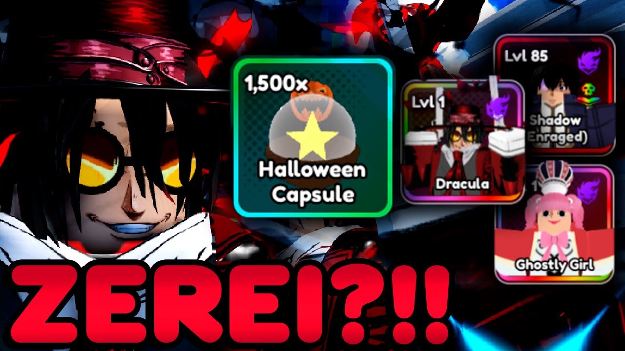 ABRINDO 1500 CÁPSULAS DE HALLOWEEN NO ANIME LAST STAND!!