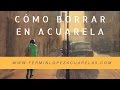 Como Borrar en acuarela