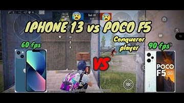 POCO F5 Vs IPHONE 13 PLAYER CHALLENGE ME FOR 1v1 TDM