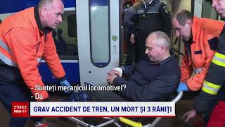 Cum s-a produs gravul accident de tren din Gara Galați, în urma căruia a murit o femeie