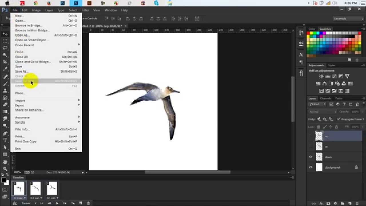 How To Create an ANIMATED GIF in Photoshop