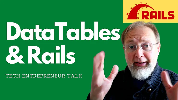 Datatables & Rails - Basic to Advanced - Ruby on Rails Tutorial