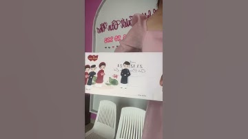 Thiệp cưới kéo - dâu rể di chuyển