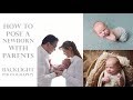 How to photograph parents with their NEWBORN baby - BACKLIGHT PHOTOGRAPHY